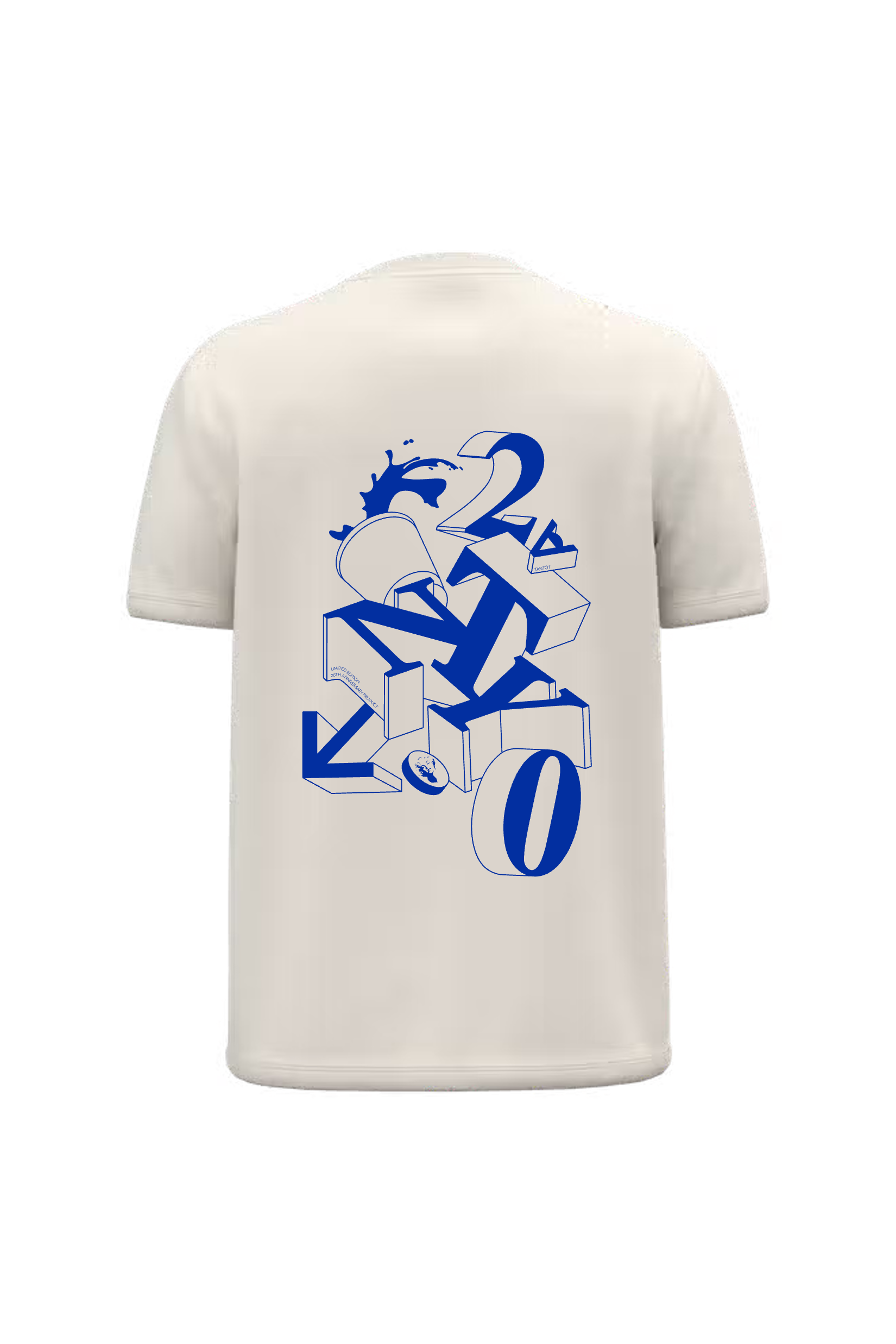 T-shirt ivoire/bleu - Spécial 20 ans dos